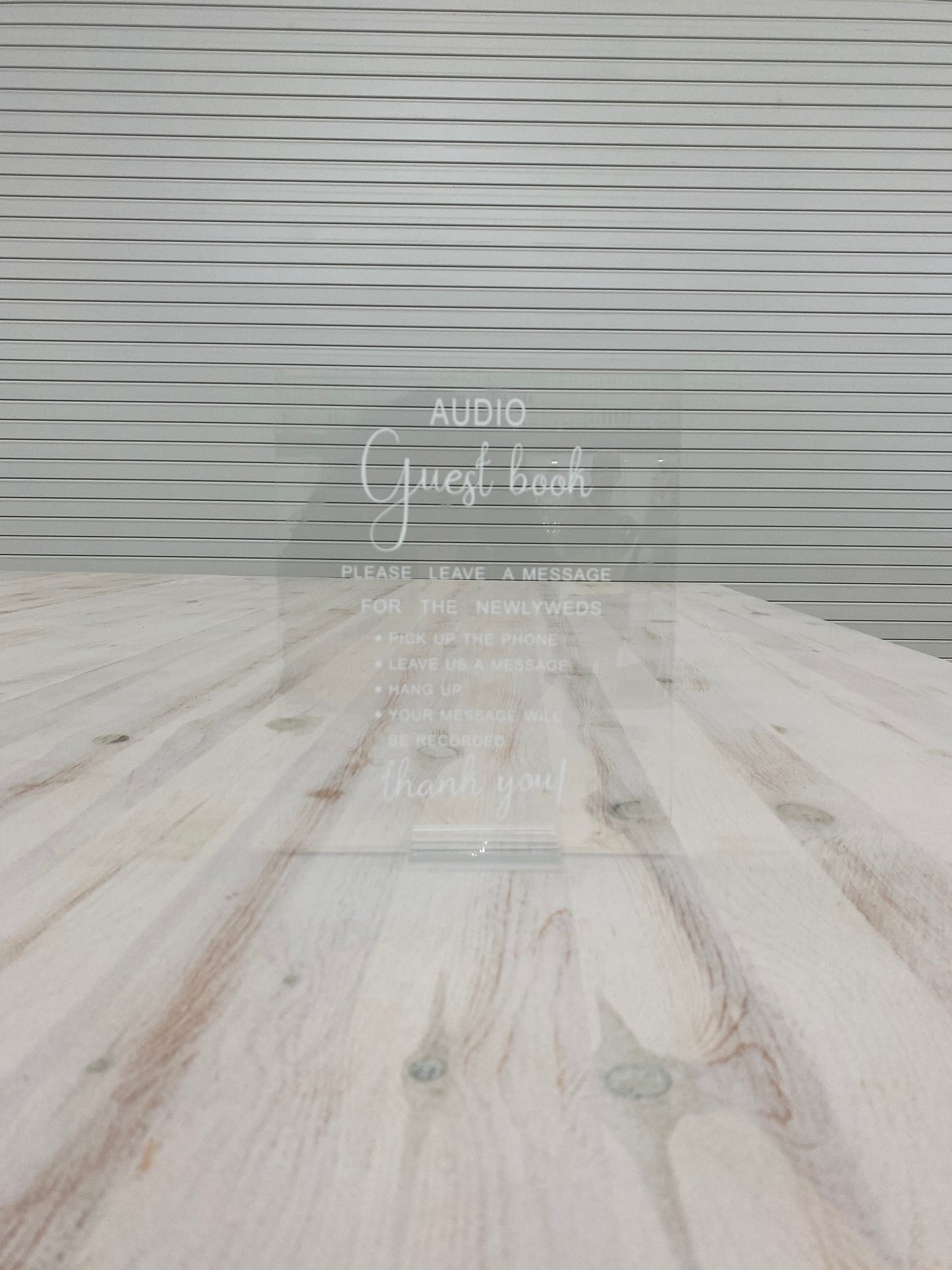 Audio Guest Book Sign