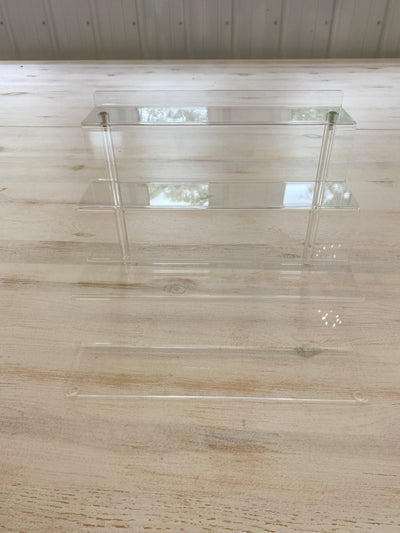 4 Tier Acrylic Shelf
