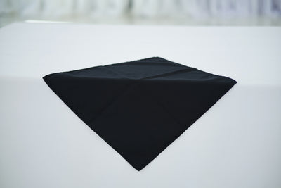 Black Cloth Napkin