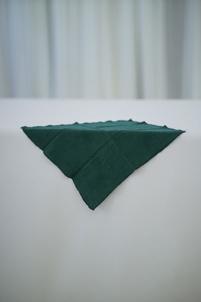 Forest Green Cotton Gauze Napkin