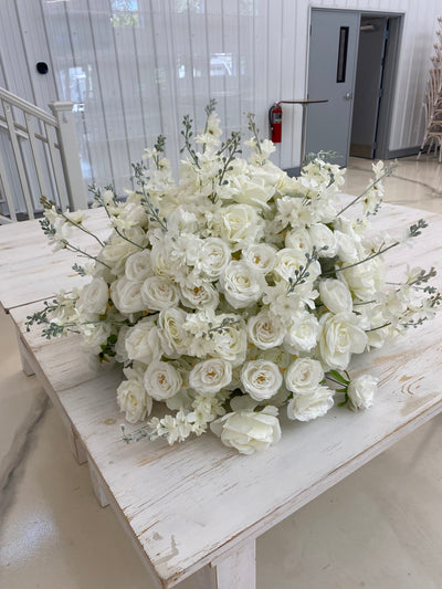 White Floral Centerpiece-Large