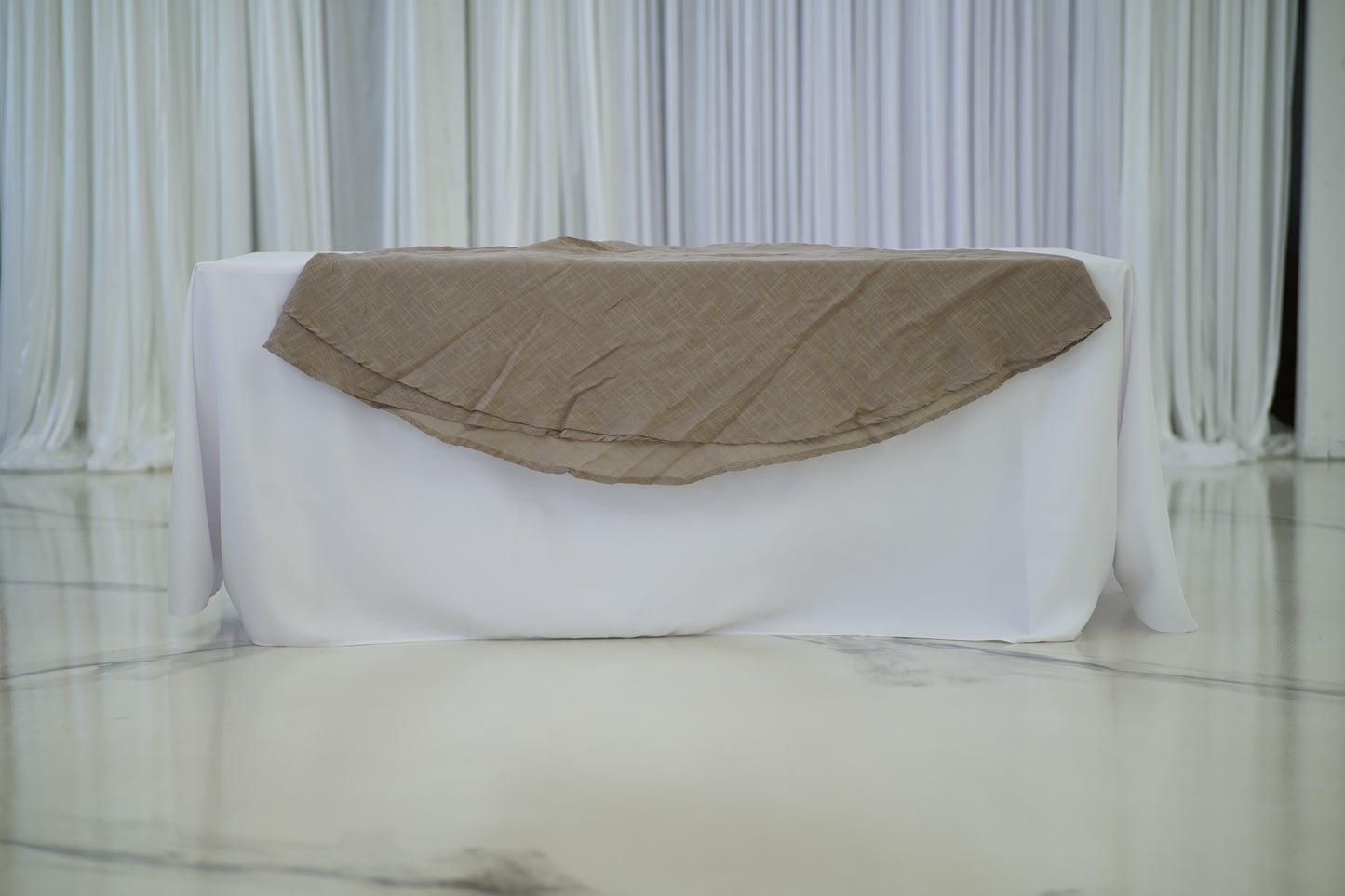 Natural Round Tablecover