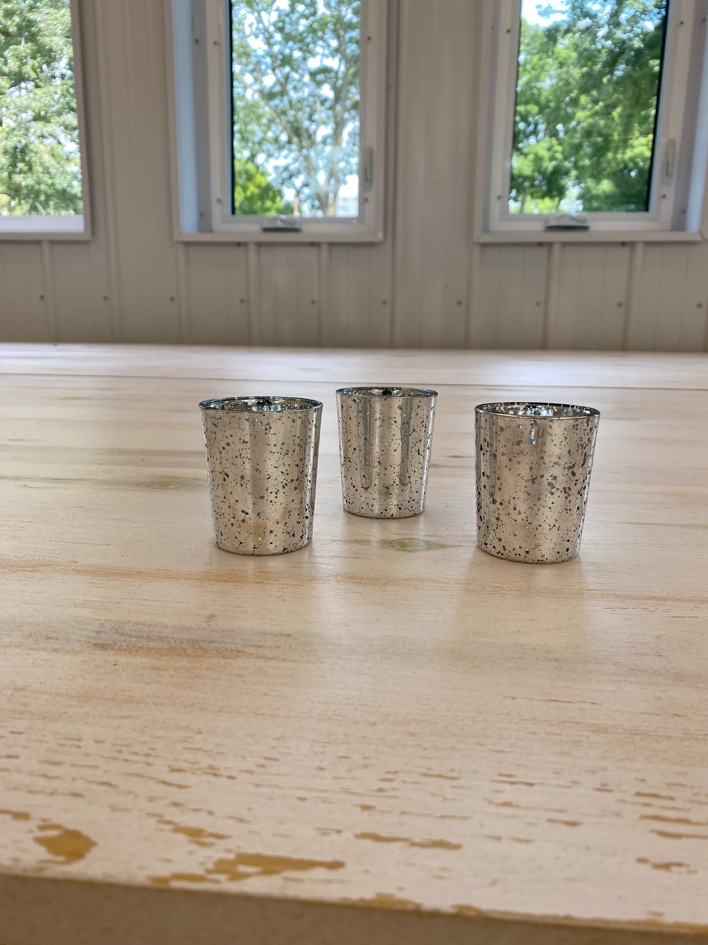 Silver Votive Candle Holders