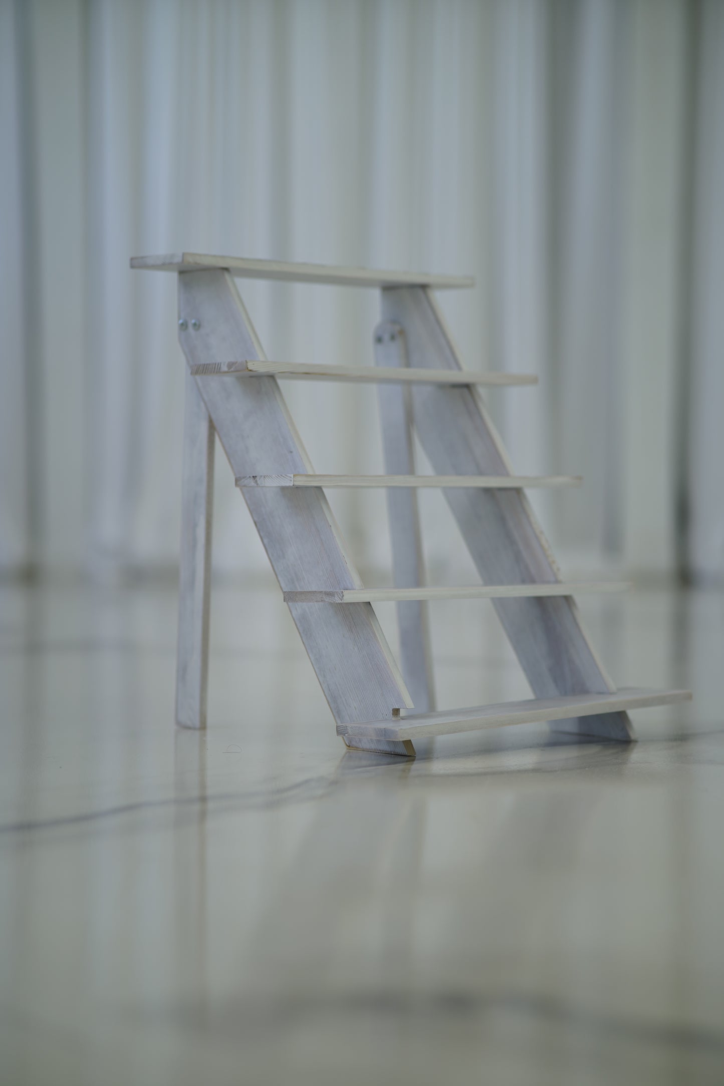 White Step Shelf