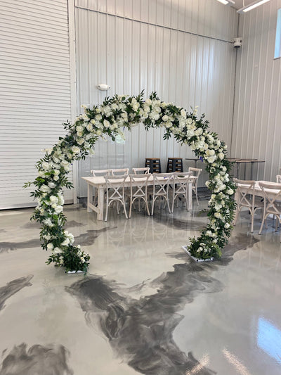 White Floral Arch