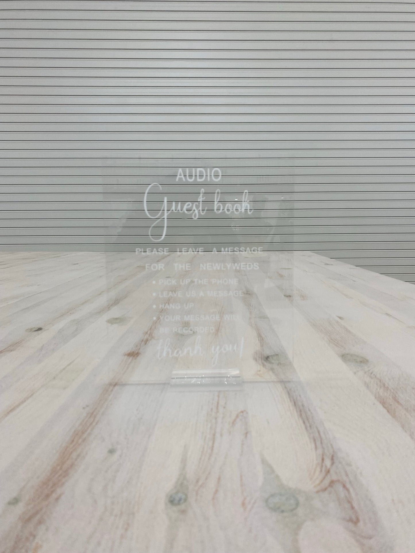 Audio Guest Book Sign
