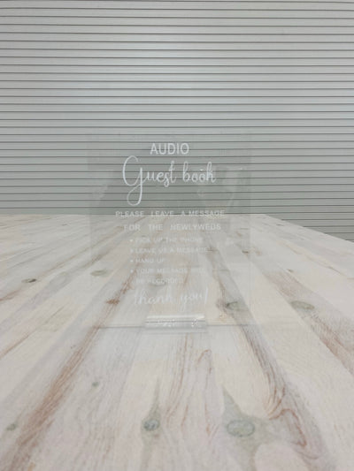Audio Guest Book Sign