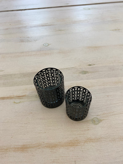 Black Candle Holders