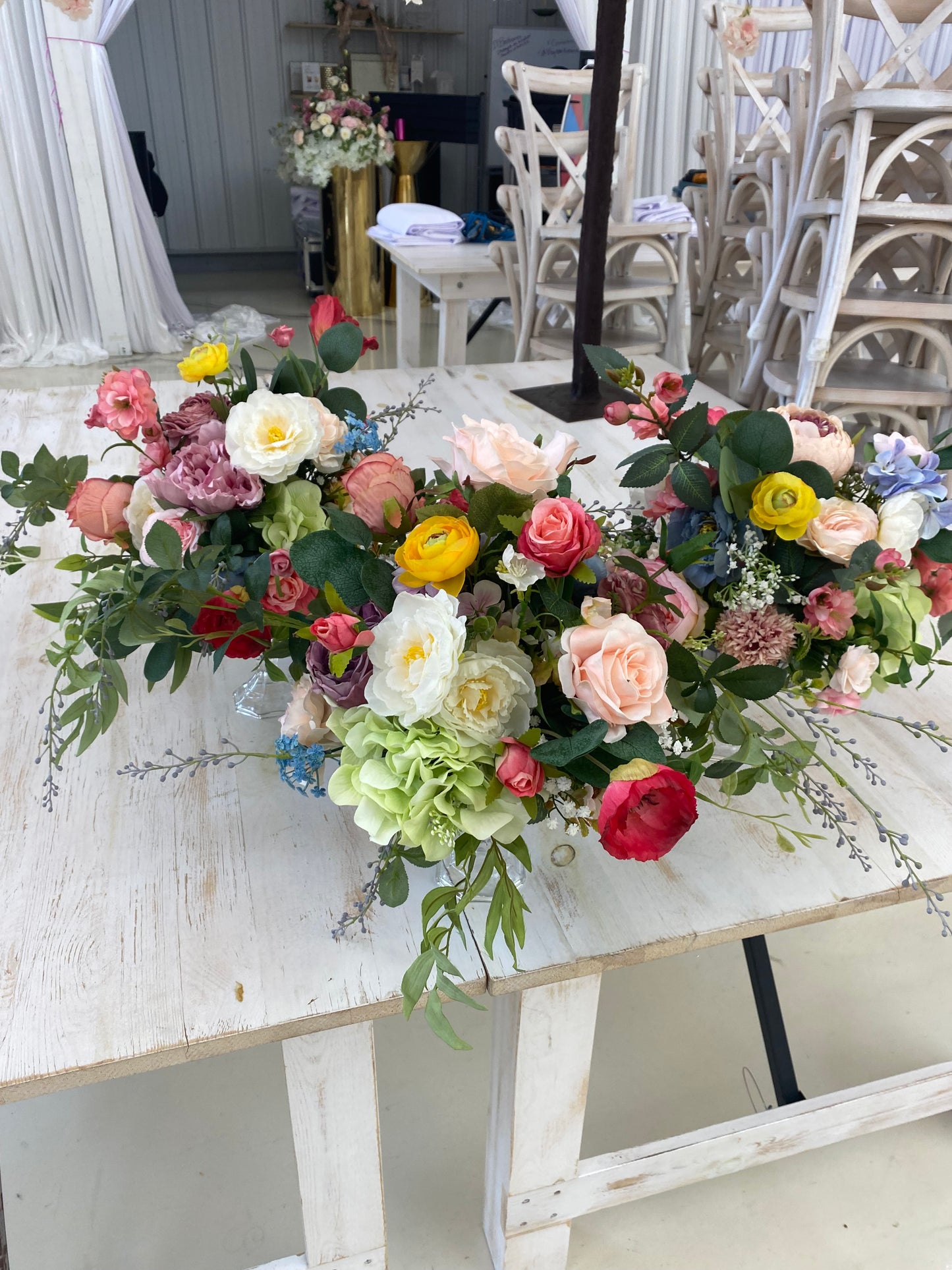 Multi color Floral Centerpiece