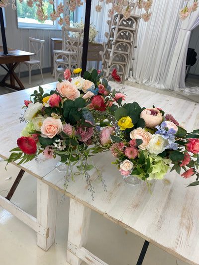 Multi color Floral Centerpiece