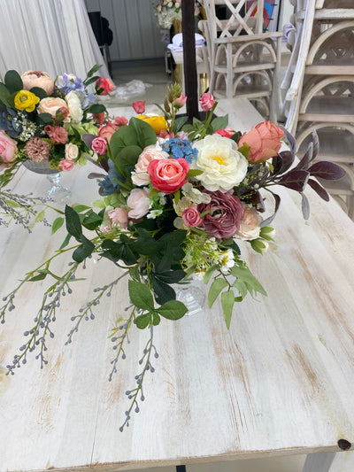Multi color Floral Centerpiece