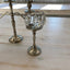 Crystal and Silver Candle set