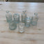 Clear Glass Bud Vases