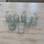 Clear Glass Bud Vases