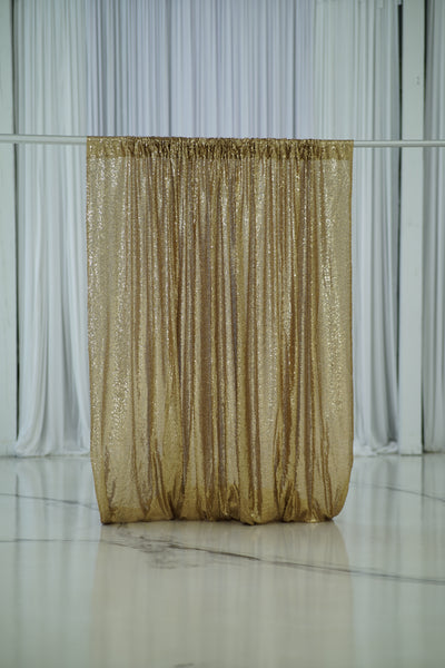 Gold Sequin Curtain