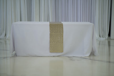 Gold Sequin Table Runner
