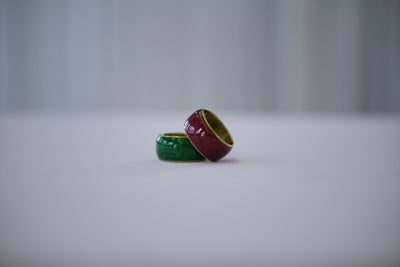 Red and Green Napkin Rings