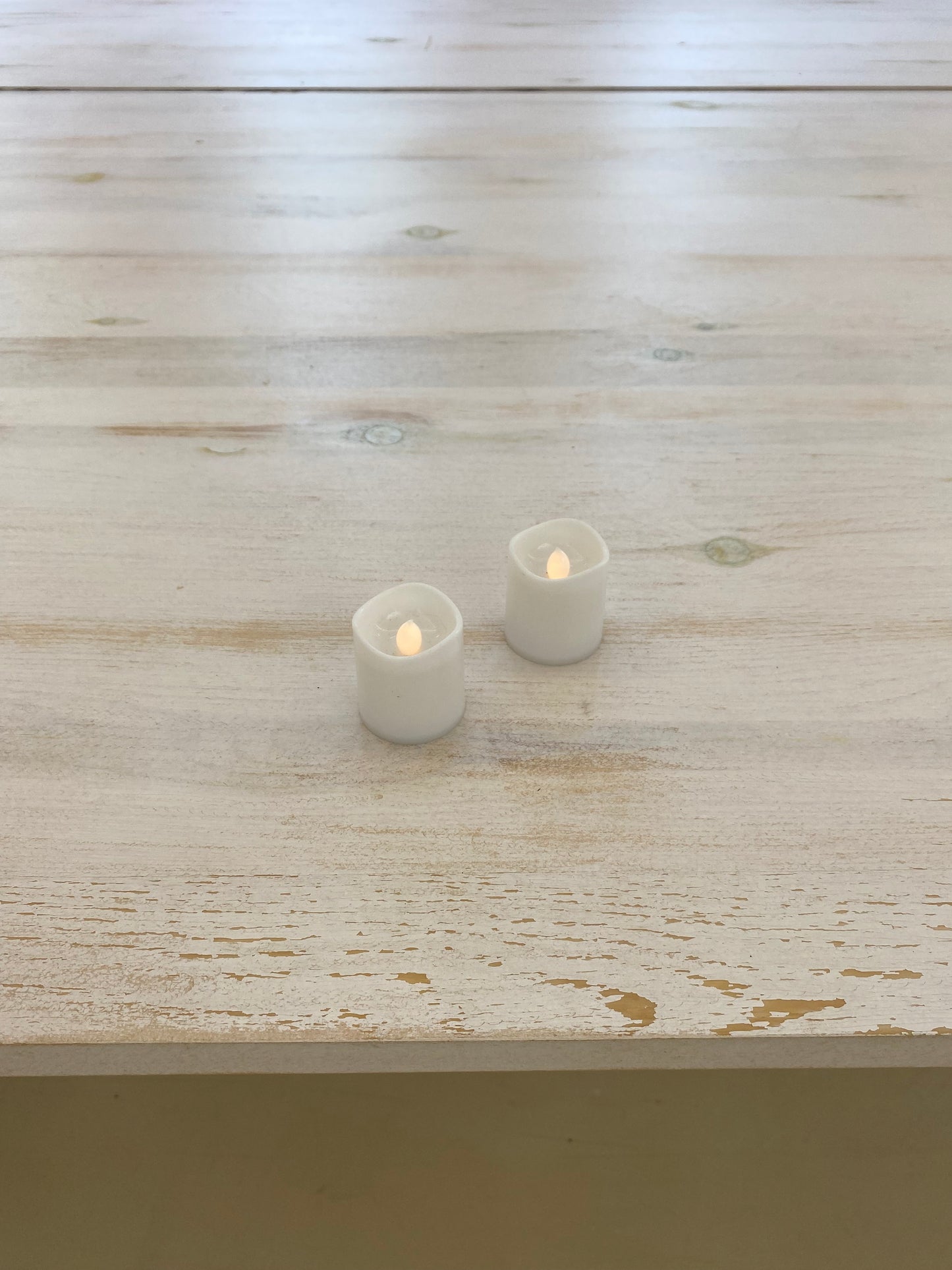 LED White Votive Candles