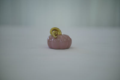 Pink Pumpkin Table Decor