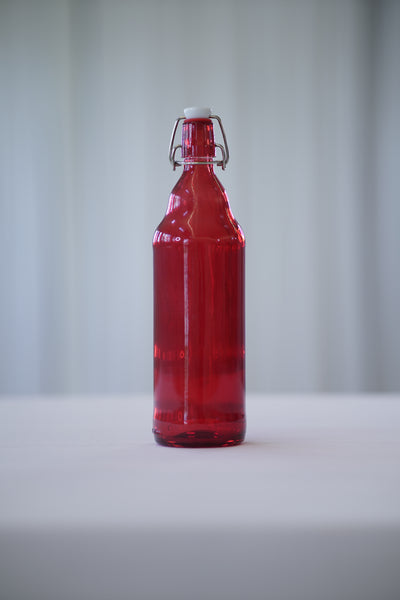 Red Bottle Vase