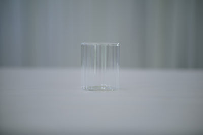 Clear Round Vase