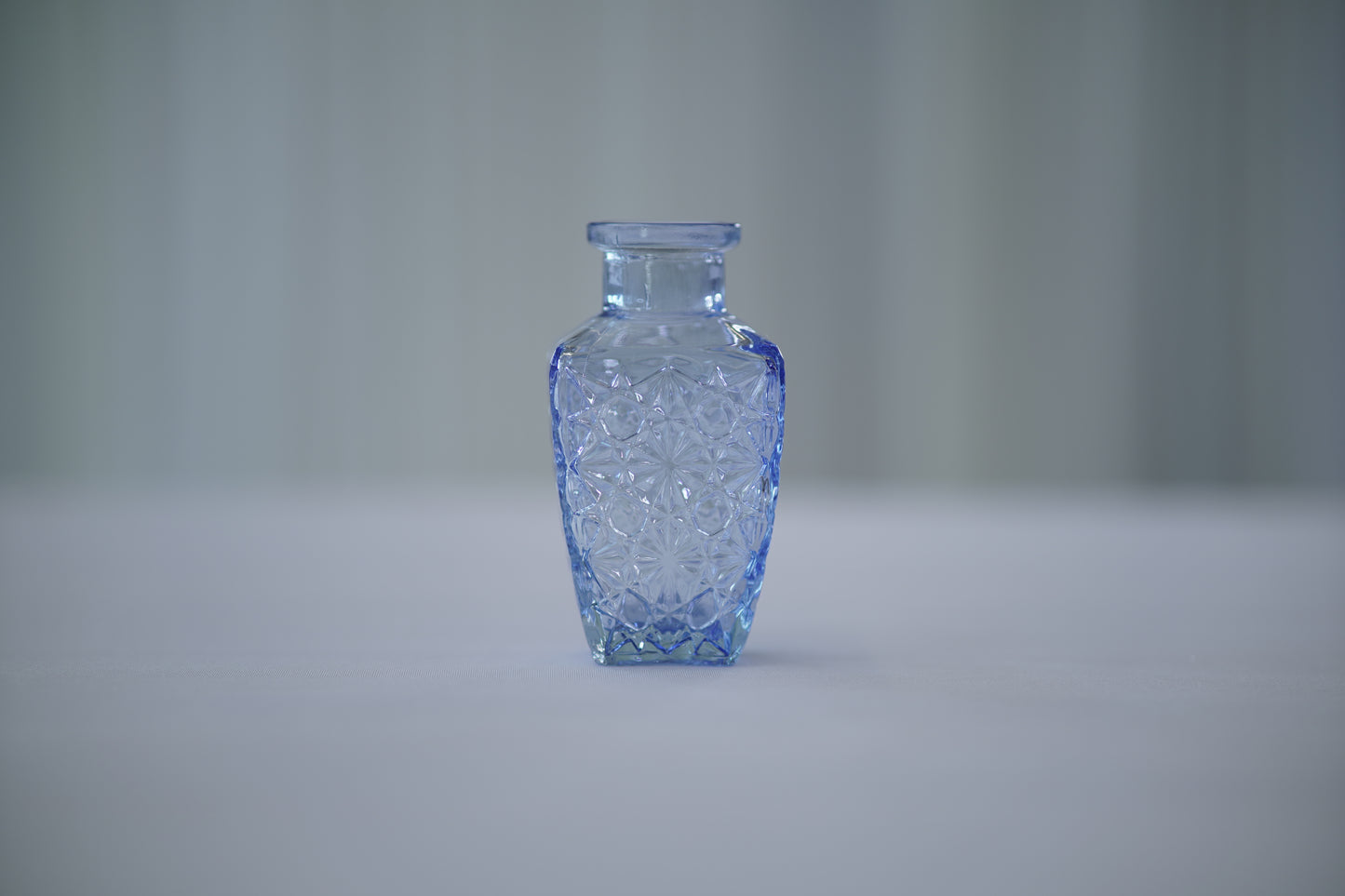 Short Blue Vase