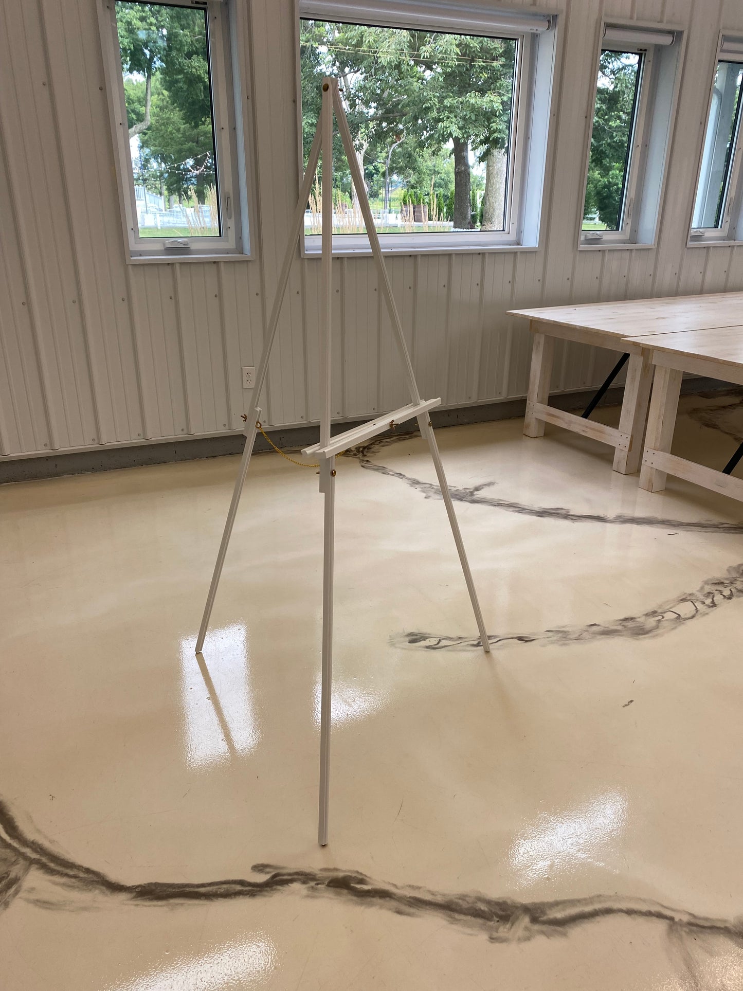 White Easel