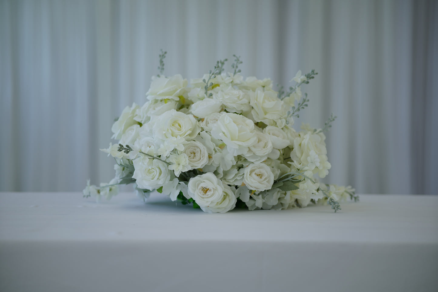 White Floral Centerpiece-small