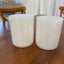 White Vase with Gold specks
